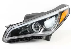 Фара ліва Hyundai Sonata LF 2014-2017 жовта електро Китай, 027 4633 R5C