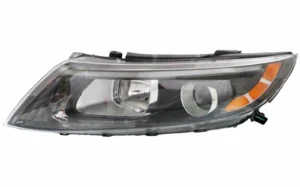 Фара права ДЕПО для Kia Optima К5 2013-2016 жовта з лінзою, FP 4053 R2-E