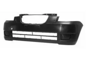 Передній бампер Kia Picanto 2004-2007 з отвором ПТФ, FP 3241 900-P