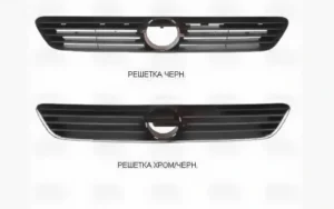 Решітка радіатора Opel Astra G 1998-2009 хром/чорна, FP 5051 991