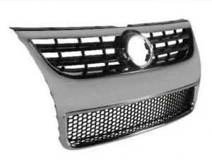 Решітка радіатора Volkswagen Touareg 2007-2009 хром верхня друга частина, FP 7410 992