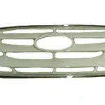 Решітка радіатора Hyundai Santa Fe 2009-2012 з вузькою хром рамкою, FP 3226 996