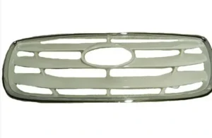 Решітка радіатора Hyundai Santa Fe 2009-2012 з вузькою хром рамкою, FP 3226 996